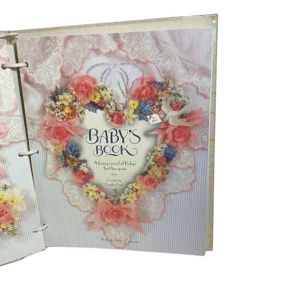 Cynthia Hart Baby Record Book Keepsake Victorian Journal Album - Picture 5 of 8